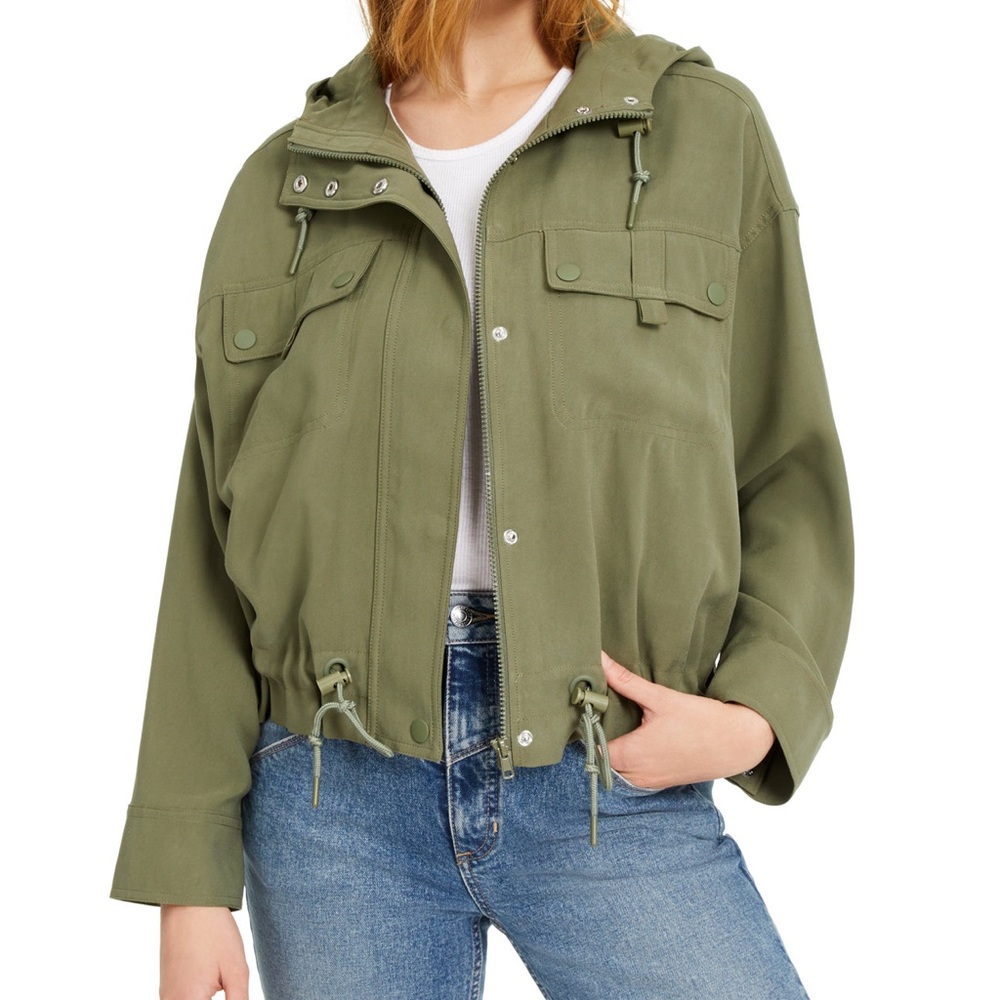 Guess Hooded Utility Jacket like New
